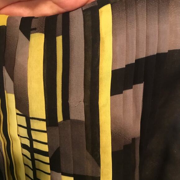 MONNARI Black & Yellow Maxi Dress Size 8 - Picture 6 of 10